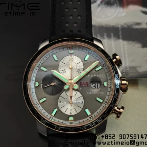 Chopard Mille Miglia 168571 SS V7F 1:1 Best Edition Gray Dial On Black Rubber Strap A7750 to Cal.107179 - Super Clone Watch | 1:1 Best Version