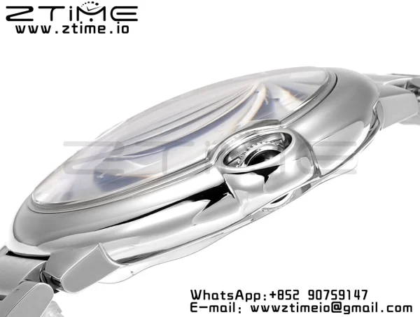 Cartier Ballon Bleu WSBB0040 40mm SS CHF 1:1 Best Edition Silvery Texture Dial on  SS Bracelet A2824 (Quick Release) - Super Clone Watch | 1:1 Best Version