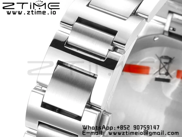 Cartier Ballon Bleu WSBB0040 40mm SS CHF 1:1 Best Edition Silvery Texture Dial on  SS Bracelet A2824 (Quick Release) - Super Clone Watch | 1:1 Best Version
