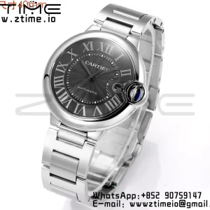Cartier Ballon Bleu WSBB0040 40mm SS CHF 1:1 Best Edition Black Texture Dial on  SS Bracelet A2824 (Quick Release) - Super Clone Watch | 1:1 Best Version
