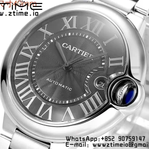 Cartier Ballon Bleu WSBB0040 40mm SS CHF 1:1 Best Edition Black Texture Dial on  SS Bracelet A2824 (Quick Release) - Super Clone Watch | 1:1 Best Version