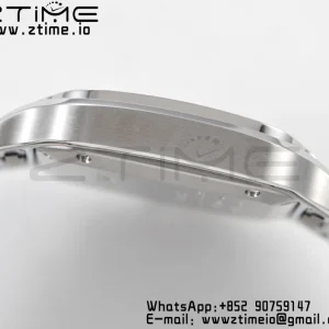 Cartier Santos de Cartier WSSA0010 35mm SS BVF 1:1 Best Edition White Dial on SS SmartLinks Bracelet MIYOTA 9015 V2 - Super Clone Watch | 1:1 Best Version