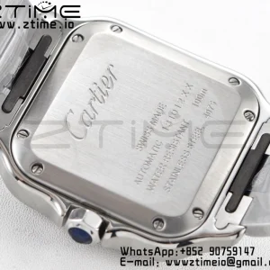 Cartier Santos de Cartier WSSA0010 35mm SS BVF 1:1 Best Edition White Dial on SS SmartLinks Bracelet MIYOTA 9015 V2 - Super Clone Watch | 1:1 Best Version