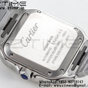 Cartier Santos de Cartier W2SA0007 35mm SS/YG BVF 1:1 Best Edition White Dial on SS/YG SmartLinks Bracelet MIYOTA 9015 V2 - Super Clone Watch | 1:1 Best Version