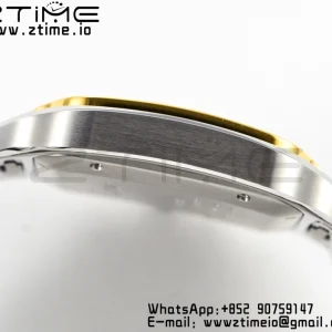 Cartier Santos de Cartier W2SA0006 40mm SS/YG 2018 BVF 1:1 Best Edition White Dial on SS/YG SmartLinks Bracelet MIYOTA 9015 V2 - Super Clone Watch | 1:1 Best Version