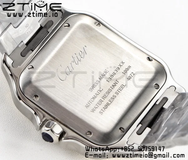 Cartier Santos de Cartier W2SA0006 40mm SS/YG 2018 BVF 1:1 Best Edition White Dial on SS/YG SmartLinks Bracelet MIYOTA 9015 V2 - Super Clone Watch | 1:1 Best Version