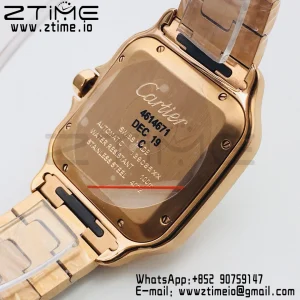 Cartier Santos de Cartier WGSA0007 40mm RG BVF 1:1 Best Edition White Dial on RG SmartLinks Bracelet MIYOTA 9015 V2 - Super Clone Watch | 1:1 Best Version