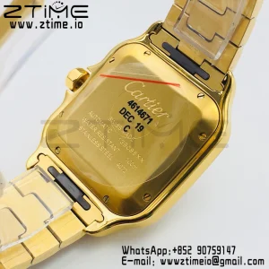 Cartier Santos de Cartier WGSA0009 40mm YG BVF 1:1 Best Edition White Dial on YG SmartLinks Bracelet MIYOTA 9015 V2 - Super Clone Watch | 1:1 Best Version