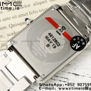 Cartier Tank Must SS 25.5mm AF 1:1 Best Edition White Dial on SS Bracelet Jap Quartz - Super Clone Watch | 1:1 Best Version