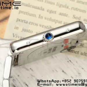 Cartier Tank Must SS 25.5mm AF 1:1 Best Edition White Dial on SS Bracelet Jap Quartz - Super Clone Watch | 1:1 Best Version