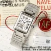 Cartier Tank Must SS 22mm AF 1:1 Best Edition White Dial on SS Bracelet Jap Quartz - Super Clone Watch | 1:1 Best Version