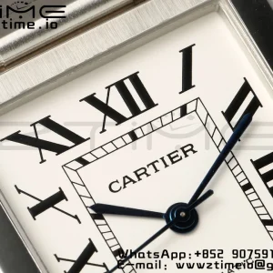 Cartier Tank Solo 31mm WSTA0053 SS AF 1:1 Best Edition White Dial on  SS Bracelet  A2892 - Super Clone Watch | 1:1 Best Version