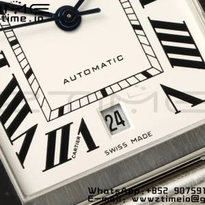 Cartier Tank Solo 31mm WSTA0053 SS AF 1:1 Best Edition White Dial on  SS Bracelet  A2892 - Super Clone Watch | 1:1 Best Version