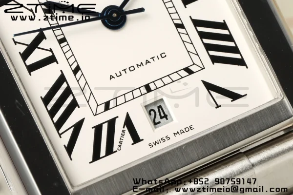 Cartier Tank Solo 31mm WSTA0053 SS AF 1:1 Best Edition White Dial on  SS Bracelet  A2892 - Super Clone Watch | 1:1 Best Version