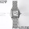 Cartier Panthère 22mm WSPN0006 BVF 1:1 Best Edition SS White Dial on SS Bracelet Ronda Quartz - Super Clone Watch | 1:1 Best Version
