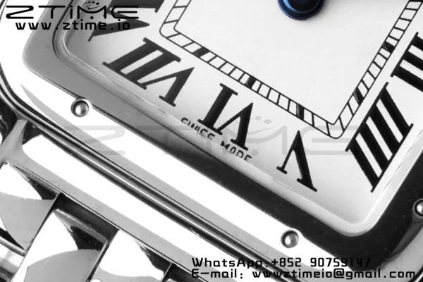 Cartier Panthère 22mm WSPN0006 BVF 1:1 Best Edition SS White Dial on SS Bracelet Ronda Quartz - Super Clone Watch | 1:1 Best Version