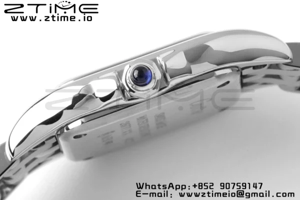 Cartier Panthère 22mm WSPN0006 BVF 1:1 Best Edition SS White Dial on SS Bracelet Ronda Quartz - Super Clone Watch | 1:1 Best Version