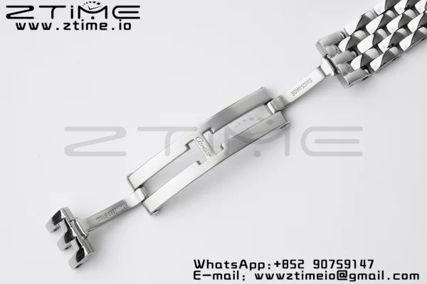 Cartier Panthère 22mm WSPN0006 BVF 1:1 Best Edition SS White Dial on SS Bracelet Ronda Quartz - Super Clone Watch | 1:1 Best Version