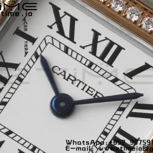 カルティエパンテール22ミリメートルW3PN0006 BVF 1:1ベスト版SS / RGホワイトダイヤルダイヤモンドベゼルSS / RGブレスレットロンダクォーツ - スーパークローン時計｜1:1ベストバージョン