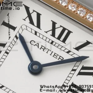Cartier Panthère 27mm W3PN0007 BVF 1:1 Best Edition SS/RG White Dial Diamonds Bezel on SS/RG Bracelet Ronda Quartz - Super Clone Watch | 1:1 Best Version