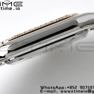 Cartier Panthère 27mm W3PN0007 BVF 1:1 Best Edition SS/RG White Dial Diamonds Bezel on SS/RG Bracelet Ronda Quartz - Super Clone Watch | 1:1 Best Version