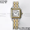 Cartier Panthère 27mm W2PN0007 BVF 1:1 Best Edition SS/YG White Dial on SS/YG Bracelet Ronda Quartz - Super Clone Watch | 1:1 Best Version