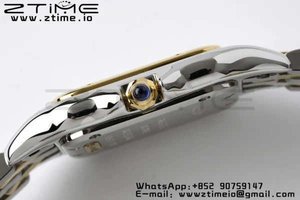 Cartier Panthère 27mm W2PN0007 BVF 1:1 Best Edition SS/YG White Dial on SS/YG Bracelet Ronda Quartz - Super Clone Watch | 1:1 Best Version