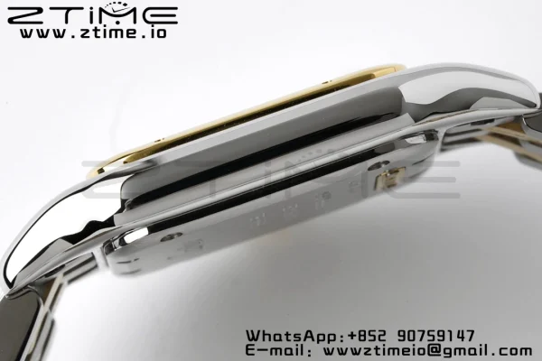 Cartier Panthère 27mm W2PN0007 BVF 1:1 Best Edition SS/YG White Dial on SS/YG Bracelet Ronda Quartz - Super Clone Watch | 1:1 Best Version