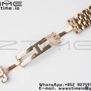 Cartier Panthère 27mm WGPN0007 BVF 1:1 Best Edition RG White Dial on RG Bracelet Ronda Quartz - Super Clone Watch | 1:1 Best Version