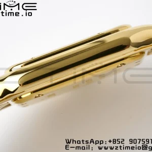 Cartier Panthère 27mm WGPN0009 BVF 1:1 Best Edition YG White Dial on YG Bracelet Ronda Quartz - Super Clone Watch | 1:1 Best Version