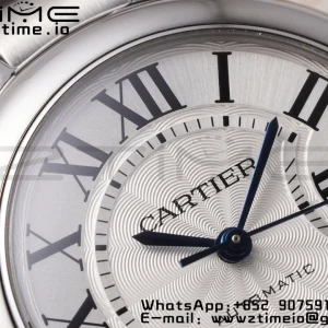 カルティエ バロンブルー WSBB0044 33mm SS AF 1:1 ベストエディション ホワイトダイアル SSブレスレット SEIKO NH05A - スーパークローンウォッチ｜1:1 ベストバージョン