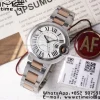 カルティエ バロンブルー W6920099 33mm SS/RG AF 1:1 ベストエディション シルバーダイアル SS/RG ブレスレット SEIKO NH05A - スーパークローンウォッチ｜1:1 ベストバージョン