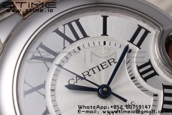 Cartier Ballon Bleu W6920099 33mm SS/RG AF 1:1 Best Edition Silver Dial on SS/RG Bracelet SEIKO NH05A - Super Clone Watch | 1:1 Best Version