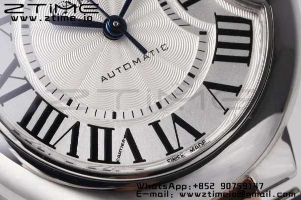 Cartier Ballon Bleu W6920099 33mm SS/RG AF 1:1 Best Edition Silver Dial on SS/RG Bracelet SEIKO NH05A - Super Clone Watch | 1:1 Best Version