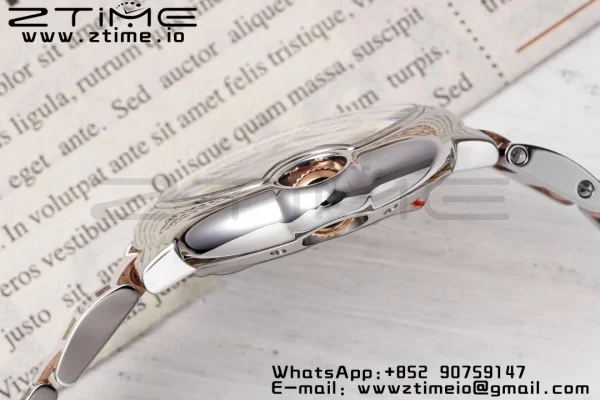 Cartier Ballon Bleu W6920099 33mm SS/RG AF 1:1 Best Edition Cadran argintiu pe brățară SS/RG SEIKO NH05A - Super Clone Watch | 1:1 Best Version