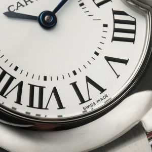 Cartier Ballon Bleu Ladies WSBB0067 28mm SS AF 1:1 Best Edition White Dial Bezel on SS Bracelet Ronda Quartz - Super Clone Watch | 1:1 Best Version