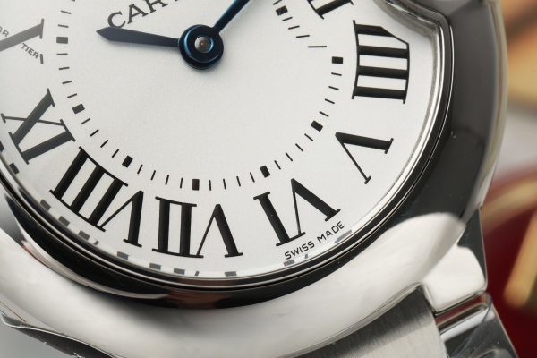 Cartier Ballon Bleu Ladies WSBB0067 28mm SS AF 1:1 Best Edition White Dial Bezel on SS Bracelet Ronda Quartz - Super Clone Watch | 1:1 Best Version