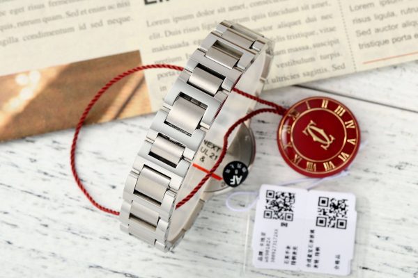 Cartier Ballon Bleu Ladies WSBB0067 28mm SS AF 1:1 Best Edition White Dial Bezel on SS Bracelet Ronda Quartz - Super Clone Watch | 1:1 Best Version
