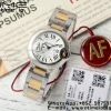 Cartier Ballon Bleu Ladies W2BB0010 28mm SS/YG AF 1:1 Best Edition White Dial Bezel on SS/YG Bracelet Ronda Quartz - Super Clone Watch | 1:1 Best Version