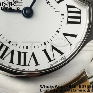 Cartier Ballon Bleu Ladies W2BB0010 28mm SS/YG AF 1:1 Best Edition Λευκό καντράν Bezel σε SS/YG βραχιόλι Ronda χαλαζία - Super Clone Watch | 1:1 Best Version