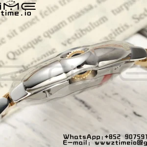 Cartier Ballon Bleu Ladies W2BB0010 28mm SS/YG AF 1:1 Best Edition Λευκό καντράν Bezel σε SS/YG βραχιόλι Ronda χαλαζία - Super Clone Watch | 1:1 Best Version