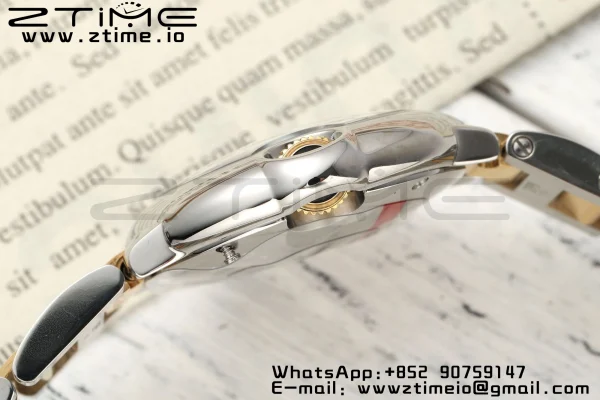Cartier Ballon Bleu Ladies W2BB0010 28mm SS/YG AF 1:1 Best Edition Λευκό καντράν Bezel σε SS/YG βραχιόλι Ronda χαλαζία - Super Clone Watch | 1:1 Best Version