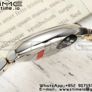 Cartier Ballon Bleu Ladies W2BB0010 28mm SS/YG AF 1:1 Best Edition Λευκό καντράν Bezel σε SS/YG βραχιόλι Ronda χαλαζία - Super Clone Watch | 1:1 Best Version