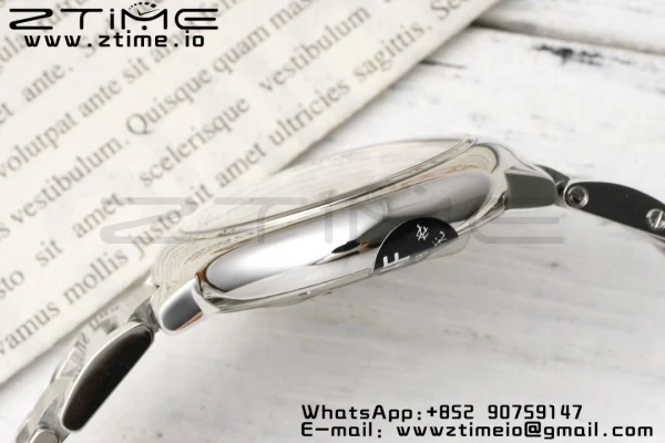 Cartier Ballon Bleu WSBB0045 33mm SS AF 1:1 Best Edition White Textured Dial on SS Bracelet Ronda Quartz - Super Clone Watch | 1:1 Best Version