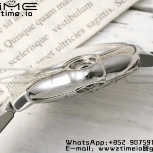 Cartier Ballon Bleu WSBB0045 33mm SS AF 1:1 Best Edition White Textured Dial on SS Bracelet Ronda Quartz - Super Clone Watch | 1:1 Best Version