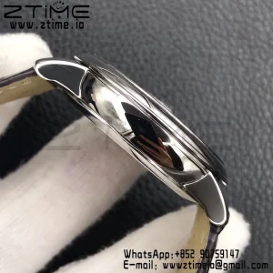 OMEGA De Ville Prestige Real PR SS ZF 1:1 Best Edition Gray Dial on Gray Leather Strap MIYOTA 9015 - Super Clone Watch | 1:1 Best Version