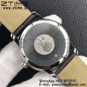 OMEGA De Ville Prestige Real PR SS ZF 1:1 Best Edition Gray Dial on Gray Leather Strap MIYOTA 9015 - Super Clone Watch | 1:1 Best Version