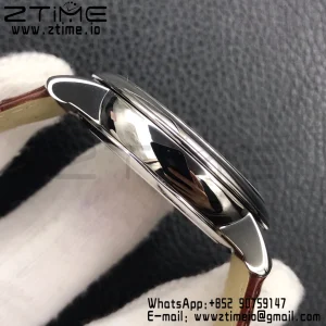 OMEGA De Ville Prestige Real PR SS ZF 1:1 Best Edition White Dial RG Markers on Brown Leather Strap MIYOTA 9015 - Super Clone Watch | 1:1 Best Version