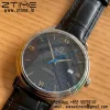 OMEGA De Ville Prestige Orbis 424.13.40.20.03.003 39.5mm SS A+F 1:1 Best Edition Μπλε καντράν σε μαύρο δερμάτινο λουράκι A2500 - Super Clone Watch | 1:1 Best Version
