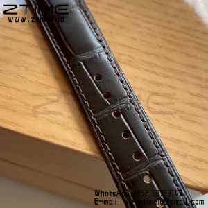 OMEGA De Ville Prestige 39.5mm YG/SS A+F 1:1 Best Edition Yellow Dial YG Markers on Black Leather Strap A2500 - Super Clone Watch | 1:1 Best Version